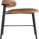 Lupita Vegan Leather Upholstered Bar Stool (834-C) in Cognac