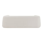 Abbington 91" Boucle Fabric Upholstered Sofa in Cream