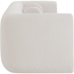 Abbington 91" Boucle Fabric Upholstered Sofa in Cream