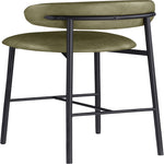 Lupita Vegan Leather Upholstered Bar Stool (834-C) in Olive