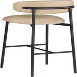 Lupita Vegan Leather Upholstered Bar Stool (834-C) in Tan