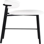 Lupita Vegan Leather Upholstered Bar Stool (834-C) in White