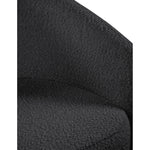 Acadia Boucle Fabric Upholstered Accent Chair in Black