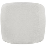 Acadia Boucle Fabric Upholstered Accent Chair in Cream