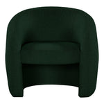 Acadia Boucle Fabric Upholstered Accent Chair in Green
