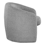 Acadia Boucle Fabric Upholstered Accent Chair in Grey