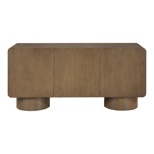 Adagio Solid Wood And Oak Veneer Sideboard/Buffet in Brown