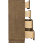 Adagio Solid Wood And Oak Veneer Chest in Brown