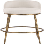 Ferro Performance Fabric Upholstered Bar Stool (77084-C) in Beige