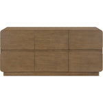 Adagio Solid Wood And Oak Veneer Dresser in Brown