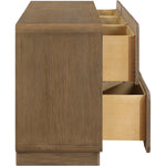 Adagio Solid Wood And Oak Veneer Dresser in Brown