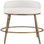 Ferro Performance Fabric Upholstered Bar Stool (77084-C) in Cream