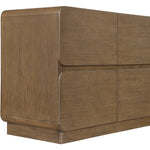 Adagio Solid Wood And Oak Veneer Dresser in Brown