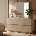 Adagio Solid Wood And Oak Veneer Dresser in Natural