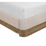 Adagio Fabric Upholstered King Bed (3 Boxes) in Brown