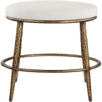 Ferro Performance Fabric Upholstered Bar Stool (77081-C) in Cream