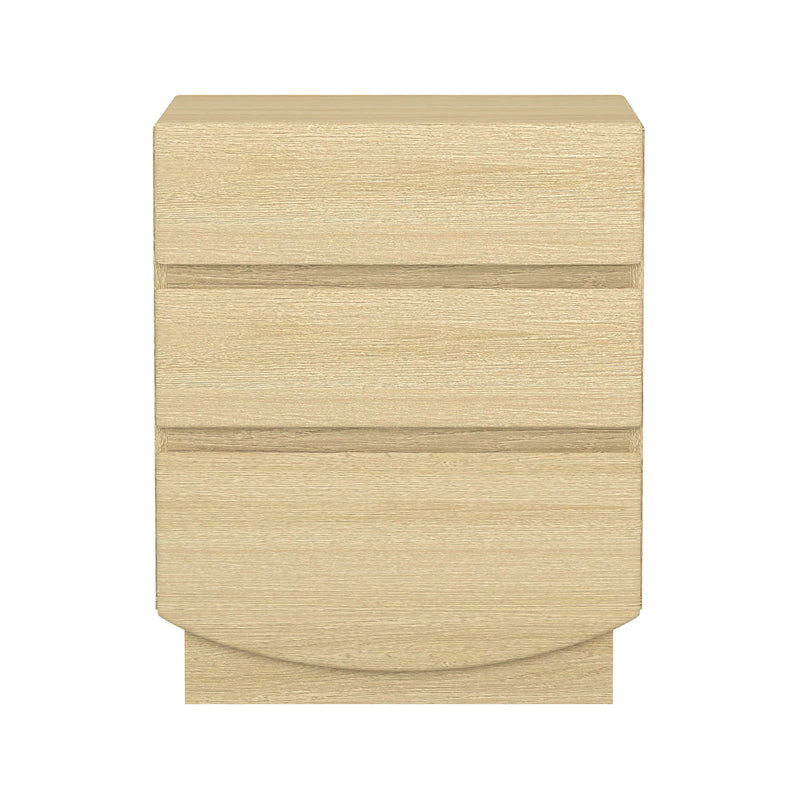 Ardea 20" Nightstand (3-Drawer) in Natural Oak