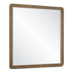 Adagio Solid Wood And Oak Veneer Mirror in Brown