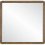 Adagio Solid Wood And Oak Veneer Mirror in Brown