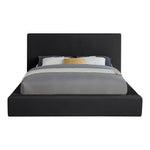Dorian Velvet Upholstered King Bed in Black