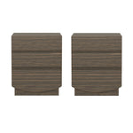 Ardea 20" Nightstand (3-Drawer) in Walnut