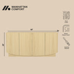 Ardea 60" Sideboard (4-Door) in Natural Oak