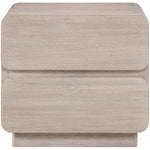 Adagio Solid Wood And Oak Veneer Nightstand in Natural