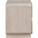 Adagio Solid Wood And Oak Veneer Nightstand in Natural