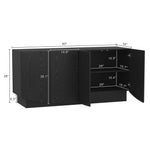 Ardea 60" Sideboard (4-Door) in Black