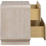 Adagio Solid Wood And Oak Veneer Nightstand in Natural
