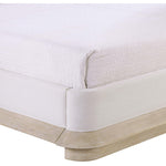 Adagio Fabric Upholstered Queen Bed (3 Boxes) in Natural