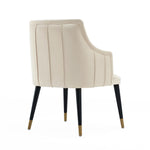 Eda Wood Armchair in Cream