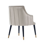 Eda Wood Armchair in Light Gray