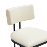 Juno Metal Barstool in Ivory