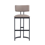 Juno Metal Barstool in Taupe