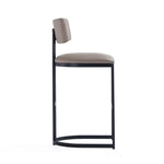 Juno Metal Barstool in Taupe