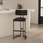 Juno Metal Barstool in Black
