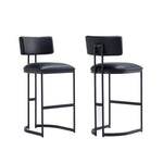 Juno Metal Barstool in Black