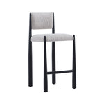 Lennor Boucle Metal Counter Stool in Champagne