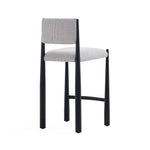 Lennor Boucle Metal Counter Stool in Champagne