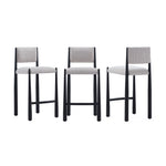 Lennor Boucle Metal Counter Stool in Champagne
