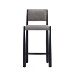 Lennor Boucle Metal Counter Stool in Mushroom