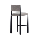 Lennor Boucle Metal Counter Stool in Mushroom