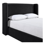 Kendall Velvet Upholstered King Bed in Black