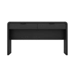 Grace 54" Office Desk (2-Drawer) in Black