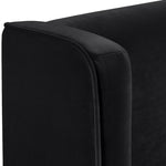 Kendall Velvet Upholstered King Bed in Black