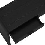 Grace 54" Office Desk (2-Drawer) in Black