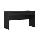 Grace 54" Office Desk (2-Drawer) in Black