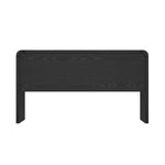 Grace 54" Office Desk (2-Drawer) in Black