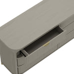Park 68" Solid Wood Dresser (6-Drawer) in Gray